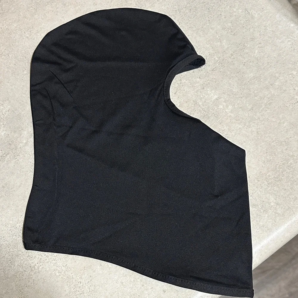 Black Mustang Hooded Neck Gaiter